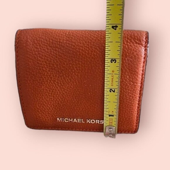 MICHAEL Michael Kors Women's Jet Set Carry All Card Case Orange - Picture 9 of 15